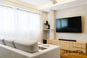 minimalist living hall